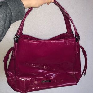 Authentic purple Burberry handbag